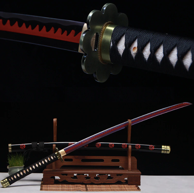 One Piece Dracule Mihawk's Sword Real Large Blade Cosplay Prop - China  Sword and Swords price