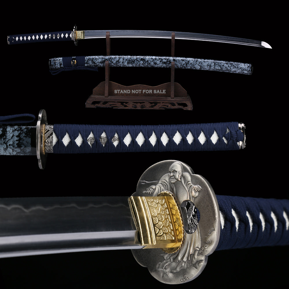 Buy Kashikoi Rōjin T10 Clay Tempered Katana Samurai Sword Online ...