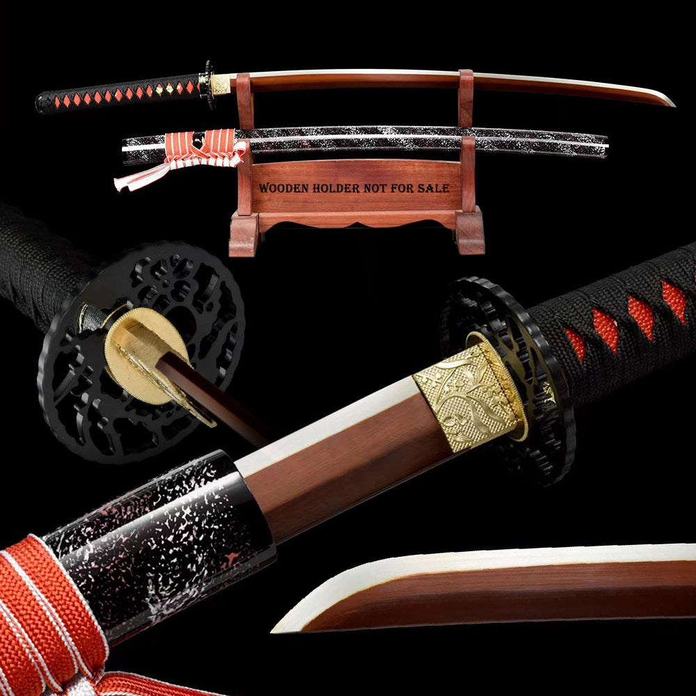 Buy Moeru Ha Manganese Steel Katana Samurai Sword Online – BladesPro US