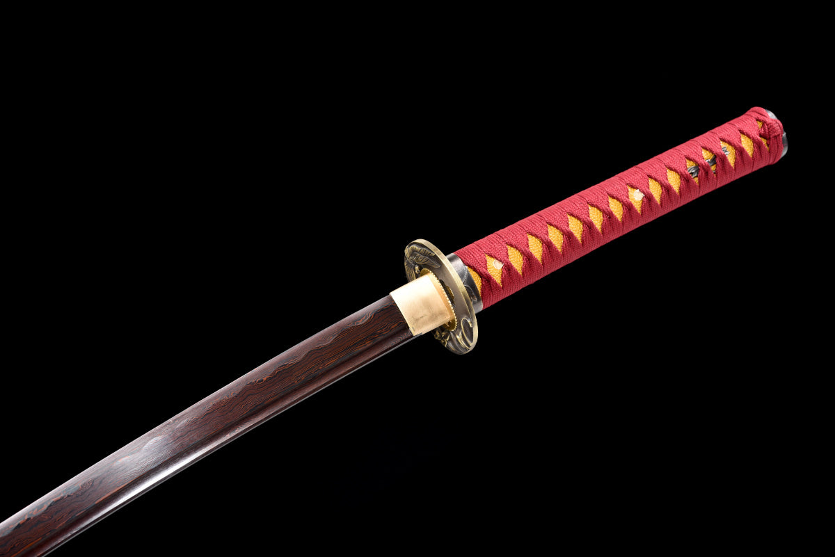 Buy Ansekishoku Folded Steel Katana Samurai Sword Online – BladesPro US